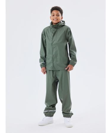 Unisex Baby Nkndry Rain Set - 6 Years Thyme | Waterproof Rain Suit - Buy Online on GoSupps.com