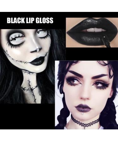 Black Matte Liquid Lipstick - Long Lasting, Pigmented Lip Gloss for Women & Girls | Waterproof & Non-stick Cup Lip Glaze - 0.10 Fl Oz - Buy Online on GoSupps.com