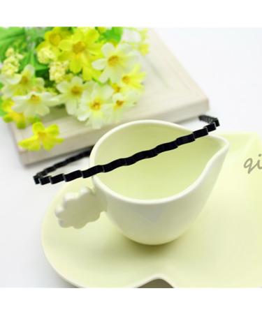 FRCOLOR Metal Headband Wave Shape - 3PCS Hairband for Women & Men - Black for Sports Running & Football - Buy Online on GoSupps.com