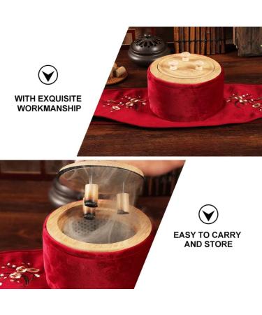 Moxibustion Box Set - Portable Moxa Burner & Kegel Burner | Moxa Rod & Tank with Bamboo | International Shipping Available - Buy Online on GoSupps.com