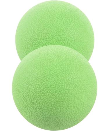 Ficher TPE Ball - Gym Fitness & Therapy Massage Ball for Stress Relief Improved Circulation - Portable Green Exercise Tool - Buy Online on GoSupps.com