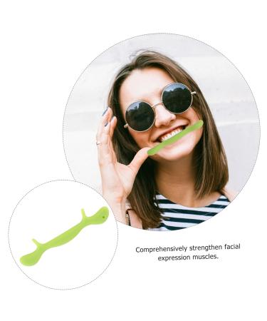 FRCOLOR 3pcs Orthotic Lip & Gum Exerciser - Anti-Wrinkle Face Slimmer - Mouth Tightener & Beauty Tool - Green - Buy Online on GoSupps.com