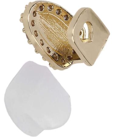 Single Tooth Bling - Diamond Gold Hip Hop Teeth Decoration for Halloween Party - Buy Online on GoSupps.com