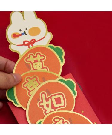 Amosfun 12 Pcs 2023 Red Envelope Lai See Hong Bao Birthday Money Pockets Cash Envelopes Wedding Red Pocket Rabbit Year Red Packets Lucky Money Packets Wedding Money Year Red Envelope Paper - Buy Online on GoSupps.com