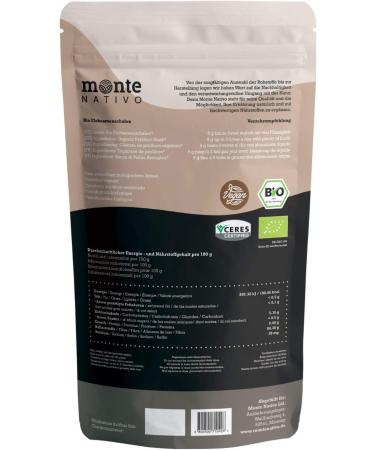 Organic Psyllium Tegument by MonteNativo - 500g | Purity 99% | Psyllium Tegument from India Tested and Packaged in Germany - Buy Online on GoSupps.com