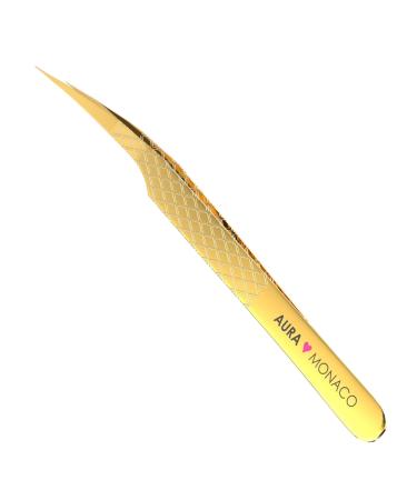 AURA Monaco Eyelash Tweezers BAE Premium Professional Eyelashes Straight Tip Precise Lashes Eyelash Extension Volume Extension