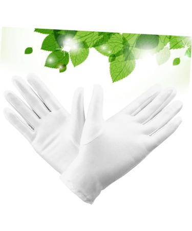 Angoily 20 Pairs Beauty Hand Gloves Cotton Gloves Cooking Prep Gloves Paraffin Hand Mitts Moisturizing Gloves Meal Prep Gloves Hand Moisturizer Gloves Mittens White Gloves Short Work - Buy Online on GoSupps.com