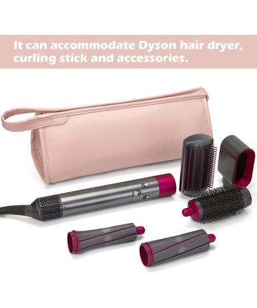 Hair Dryer Carrying Case Waterproof Hair Dryer Storage Case PU Leather Storage Bag Portable Travel Case Storage Organizer for Air Wrap Styler Hair Dryer(Pink) - Buy Online on GoSupps.com