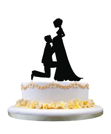 Unique Wedding Cake Topper Pregnant Bride and Groom Wedding Cake Topper