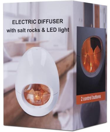 Aroma Diffuser & Himalayan Salt Crystal Lamp 250ml - 6 Hour Ultrasonic Humidifier LED Light Ionizer & Fragrance Oil for Aromatherapy - International Shipping - Buy Online on GoSupps.com