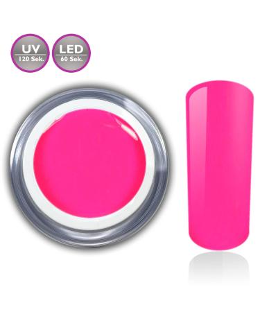 Buy Neon Pink Gel Nail Polish | UV LED Nail Art - RM Beautynails 5ml | International Shipping - Buy Online on GoSupps.com