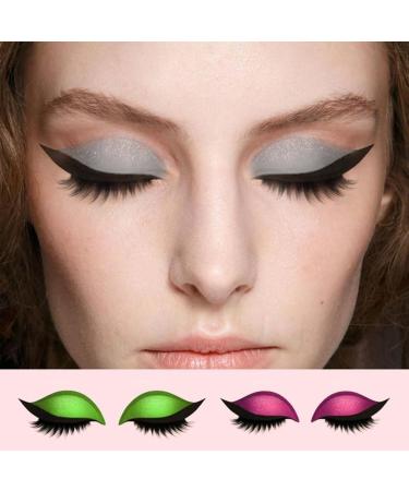 Patchs for Cils Lazy Eye Shadow Autocollants for Cils Lazy 7 Paires D'autocollants for Fards Paupi res Paillet s avec Cils Fard Paupi res Et Cils Faciles Appliquer en Un(Purple) - Buy Online on GoSupps.com