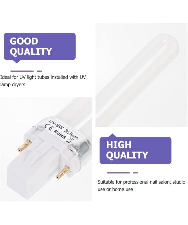 Vosarea 4-Piece Nail Dryer Set - 9W UV Lamps for Gel Nail Art | Manicure Tools for DIY Light Drying - Buy Online on GoSupps.com