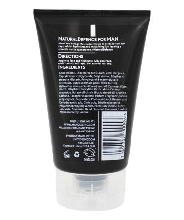 MANCAVE Face Moisturizer 3.4 OZ Hydrating Daily Cream for Men | International Shipping Available - Buy Online on GoSupps.com