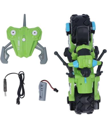 Remote Control Motorcycles RC Motorcycle 360 Degree Stunts Sturdy Body and Transmitter 114.8ft Remote Control Distance for Outdoor Green - Buy Online on GoSupps.com
