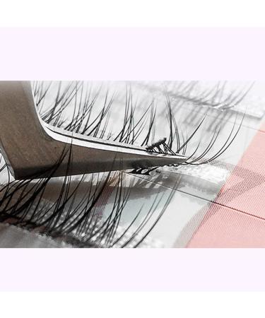 Fishtail Design Individual False Eyelashes - Long Soft Black 0.07 C Curl 8mm Premade Spikes for Elegant Beauty | International Shipping - Buy Online on GoSupps.com