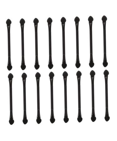 NOLITOY 30pcs Double Ended Eye Shadow Stick Makeup Sponge Dual-ended Eye Stick Brushes Woman Makeup Tools