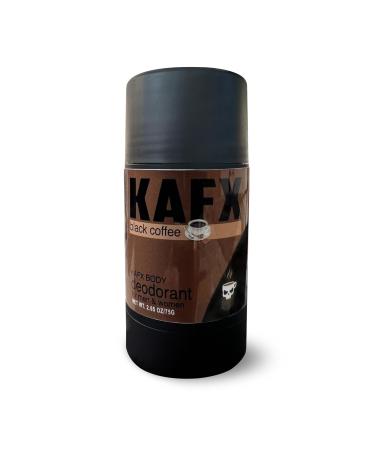 Natural Deodorant for Women and Men - Aluminum-Free Long-Lasting Odor Protection with Coffee Oil Infusion Coffee Shop Freshness Single Stick 2.65 oz/75 g
