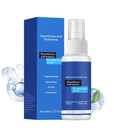 Ceprznvey Women Hydrating Skin Liquids Hypochlorous Acid Spray Daily Rescue Facial Spray Hydrating Face Care Spray for Sensitive Skin Soothing Toner 65ml 3 Years Shelf Life