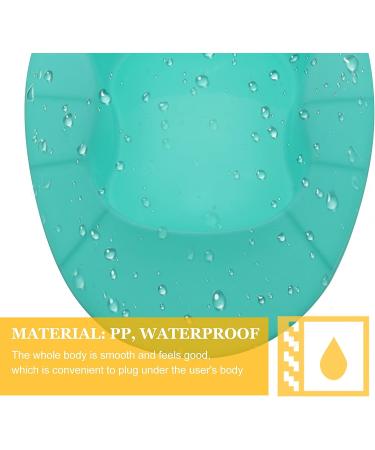 EXCEART Green Bedpan with Lid and Handle for Men, Women, Elderly - Hospital/Home, Bedridden Patient - Buy Online on GoSupps.com
