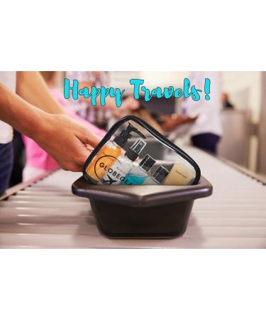 GLOBEGEAR Travel Bottles & TSA Approved Toiletry Bag Set (Model GG1) - Vacation & Airplane Travel Essentials - Buy Online on GoSupps.com