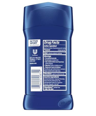 Active Sport Antiperspirant Deodorant - Stay Fresh and Dry All Day - Buy Online on GoSupps.com