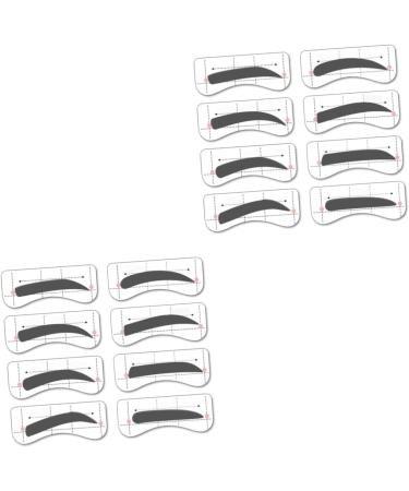 Beavorty 64 Pairs 8 Eyeshadow Eyebrow Stickers Kits Eyebrow Card Eye Shadow Makeup Tools Eyebrow Trimming - Buy Online on GoSupps.com