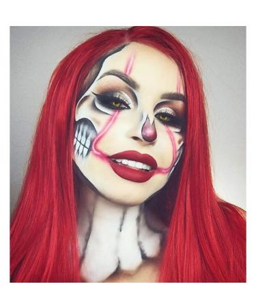 HTZ Women's Straight Synthetic Hair Full Wigs - Natural Looking Heat Resistant Red Wigs for International Shipping - Buy Online on GoSupps.com