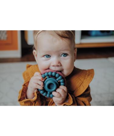 Jellystone Designs JSSTE Rainbow Teether & Baby Stacker Toy - Safe Teething for Boys & Girls from Birth - International Shipping - Buy Online on GoSupps.com