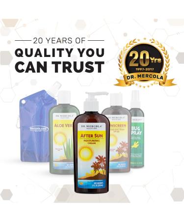 Dr. Mercola After Sun Moisturizing Cream 8 oz - Skin-Supporting & Antioxidant-Rich Formula - Buy Online on GoSupps.com
