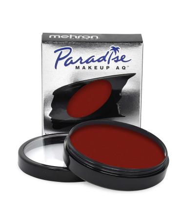 Mehron Paradise Make-up AQ Pro Size |Perfect for stage and screen demonstrations special effects cosplay and Halloween |Water-activated facial and body colors 40 g red