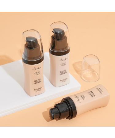 3 Pack MARIA AYORA Matte Liquid Foundation - Lightweight & Moisturizing - 1.4fl oz (02 Natural) - Buy Online on GoSupps.com