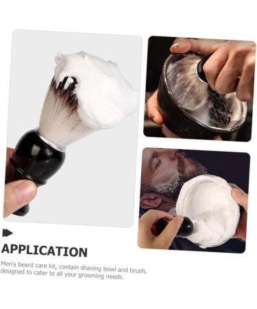 Premium Hair Shaving Brush Set - Razor Soap Cup & Beard Growth Tools for Perfect Shave | Ideal Gift for Grooming Enthusiasts - Buy Online on GoSupps.com
