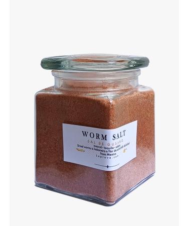 Mexican Salt Dried Worms 1000g for Mexican Drinks in a Sturdy Square Glass - Buy Online on GoSupps.com