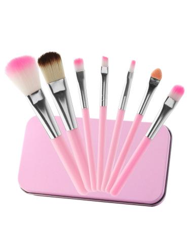 7 Pieces Makeup Brush Set for Girls MWOOT Makeup Brushes Cosmetic Brush Eye Brush Lip Foundation Eyeshadow Brushes