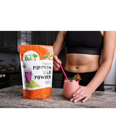 Pumpkin Seed Protein Powder - Premium Quality in Convenient Resealable Pouch - Buy Online on GoSupps.com