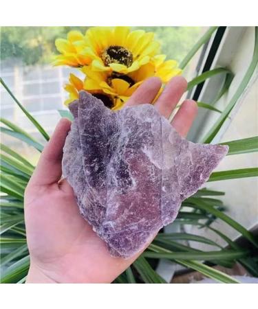 Natural Crystal Rough Wholesale Rough Crystal Slab Natural Purple Lepidolite Crystal Slice for Decoration (Color : Natural Size : 500g) 500g Natural - Buy Online on GoSupps.com