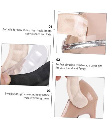 FRCOLOR Non-Slip Shoe Pads - 12 Pairs Adhesive Foam Cushion Inserts for Feet Sweat Absorbent Grip Pads for Forefoot & Heel Protection - Buy Online on GoSupps.com