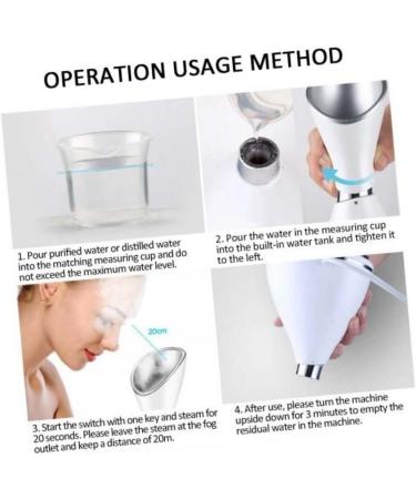 Baluue 3pcs Beauty Steaming Face Instrument Household Steaming Face Instrument - Buy Online on GoSupps.com