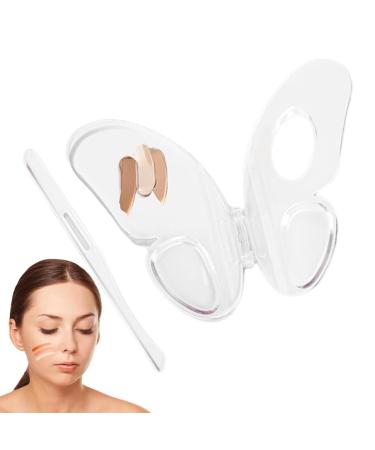 Makeup mixing tray acrylic cosmetic palette | Acrylic cosmetic mixing palette for blending foundation mixing palette makeup palette for mixing