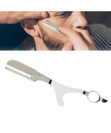Nunafey Barber Finger Razor - Smooth Surface Clip Type Shaving Razor for Home & Salon Use (Silver) - Buy Online on GoSupps.com