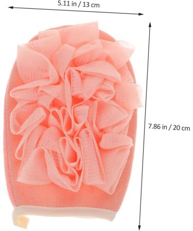 2pcs Exfoliating Gloves for Shower | Double-Sided Loofah | Blue & Pink - Remove Dead Skin & Enhance Your Skincare Routine - Buy Online on GoSupps.com
