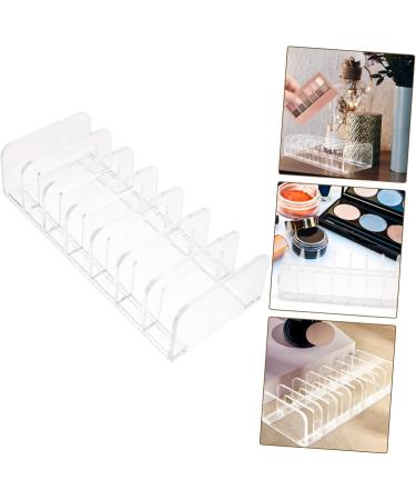 ABOOFAN 5pcs Eye Shadow Storage Box Clear Blush Cosmetic Organizer Household Cosmetics Organizer Makeup Grid - Buy Online on GoSupps.com