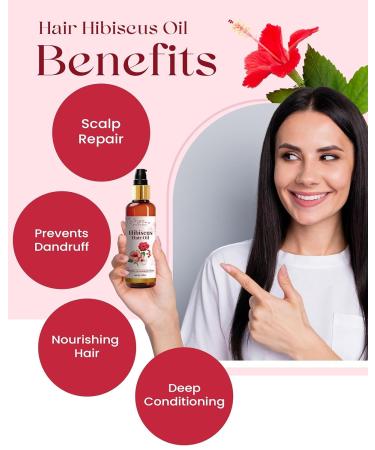 Siya Ayurveda Hibiscus Oil for Hair Growth & Frizz Control | Herbal Hair Care Solution for Damaged Hair - Buy Online on GoSupps.com