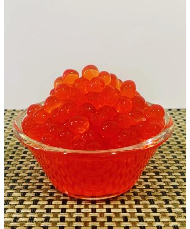 Bursting Strawberry Boba Pearls for Bubble Tea - 1 lb | JIFFY BOBA | Vegan & Gluten-Free - Buy Online on GoSupps.com