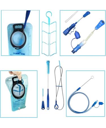 Buy Tannozhe 2L Leak-Proof BPA-Free Drinking Bag - Perfect for Sports & Outdoor Adventures | Water Reservoir with Brushes - Buy Online on GoSupps.com