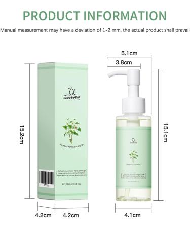  Hppsctink Makeup Remover Oil 100ml Fish Eyebrow Cleansing Oil Gently Cleanses Pores Exfoliates Acne and Purifies Face Cream - Buy Online on GoSupps.com
