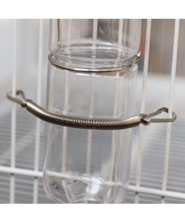 MISUVRSE Spring with 2 Clips Used Singly or in Combination to Hold Rabbit Water Dispenser Drinking Bottle for Small Animals - Buy Online on GoSupps.com