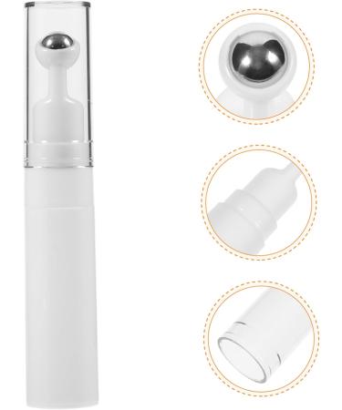 POPETPOP Creami Eye Creams Essential Oil Buttercream Empty Roller Ball Applicator Eye Cream Bottle Eye Cream Applicator Bottle White Travel Lotion Perfume Bottle - Buy Online on GoSupps.com