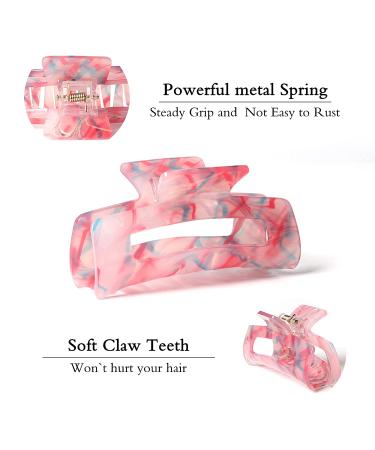 SYEENIFY Large Hair Claw Clips for Thick Thin Hair - Strong Hold Nonslip Clamps (Pack of 6) - Buy Online on GoSupps.com